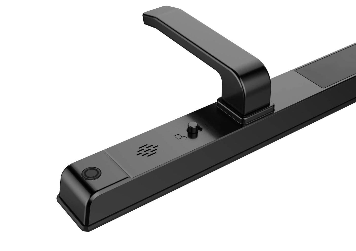 TTlock L208 Smart Lock featuring advanced broken bridge design and sleek black aluminum finish for superior performance.