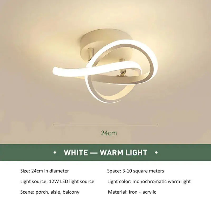 CloverGlow LED Strip Light - Modern Geometric Ceiling Fixture itechΛhead