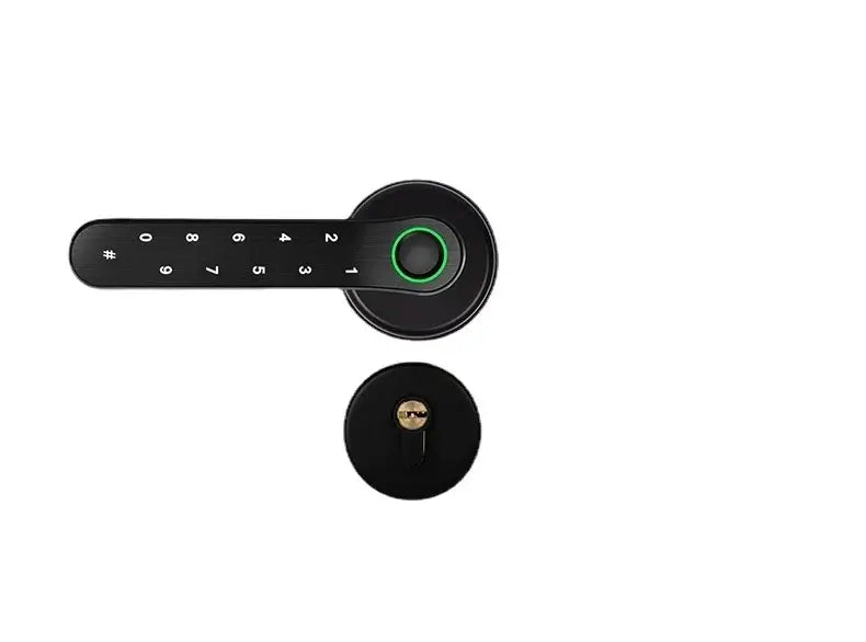 11-8-1 Smart WiFi Lock with keypad, ideal for indoor bedroom doors, offering privacy and family-friendly access.