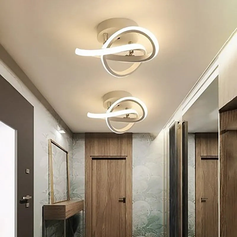 CloverGlow LED Strip Light - Modern Geometric Ceiling Fixture
