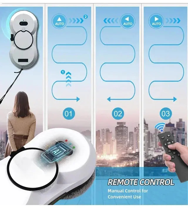 ClearView AI Window Cleaning Robot – Smart Automatic Glass Cleaner ItechAhead
