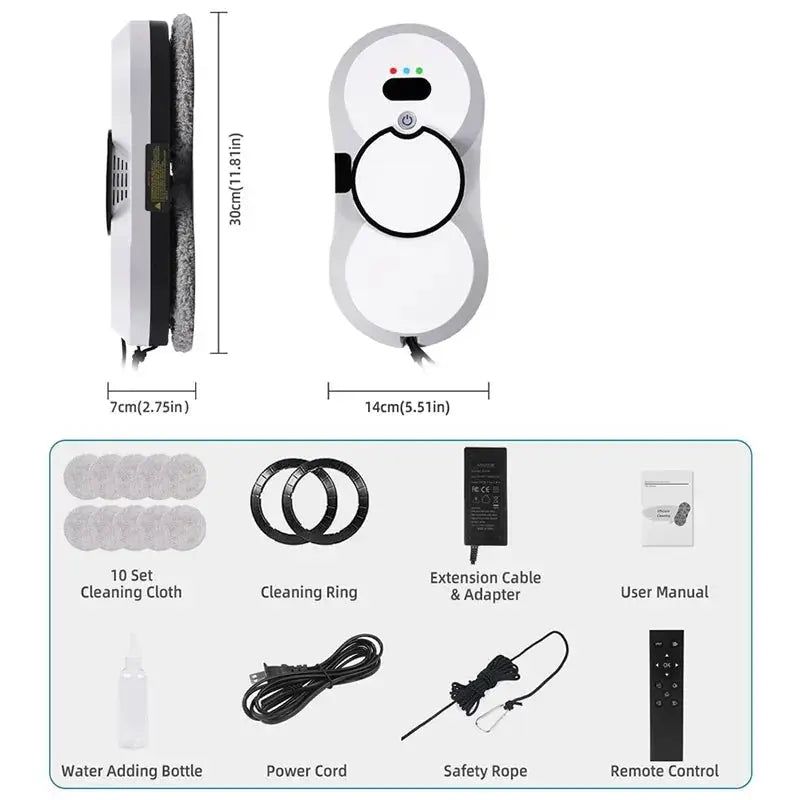 ClearView AI Window Cleaning Robot – Smart Automatic Glass Cleaner ItechAhead