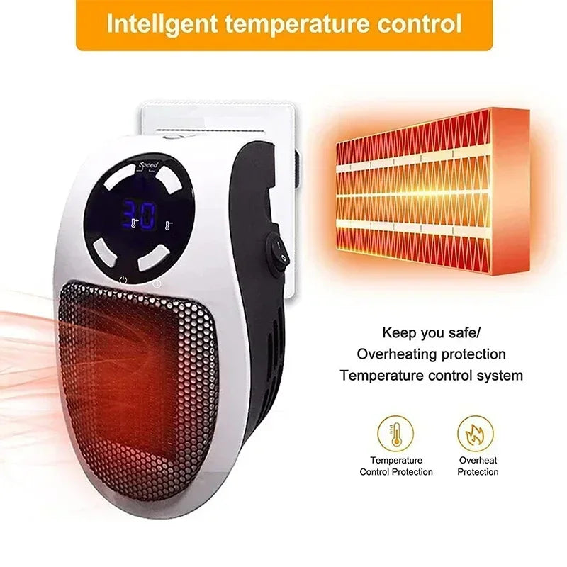 WarmWave Pro - Smart Portable Electric Heater with Digital Display