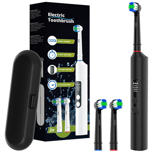 PulseClean Pro - Smart Electric Toothbrush with 4 Cleaning Modes