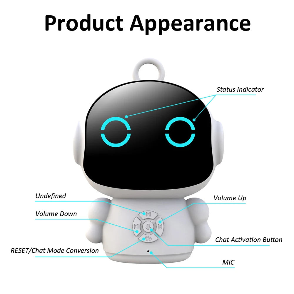 TuyaMind AI Learning Robot - WiFi Smart Educational Companion for Kids