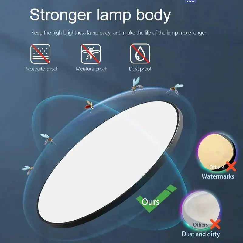 SmartLux Pro - WiFi Enabled Dimmable LED Ceiling Light with App & Remote Control itechΛhead