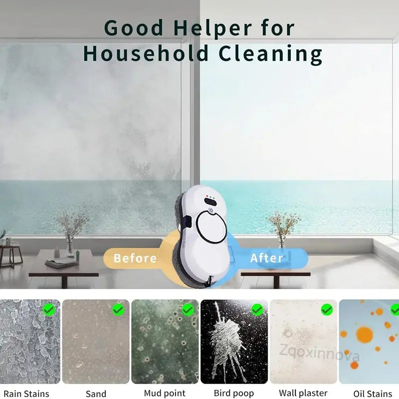 ClearView AI Window Cleaning Robot – Smart Automatic Glass Cleaner ItechAhead