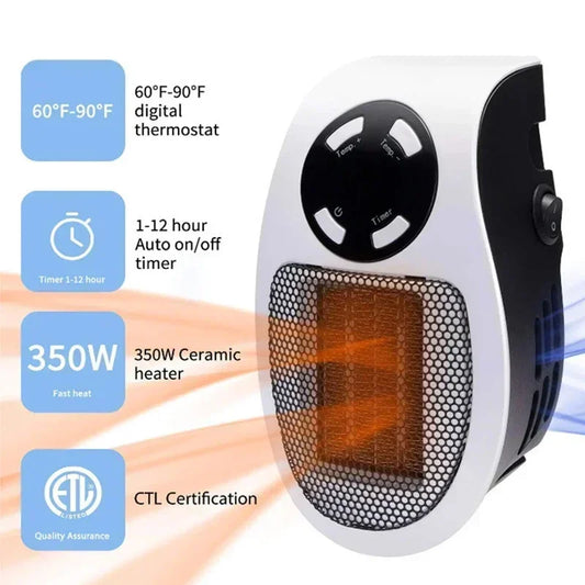 WarmWave Pro - Smart Portable Electric Heater with Digital Display