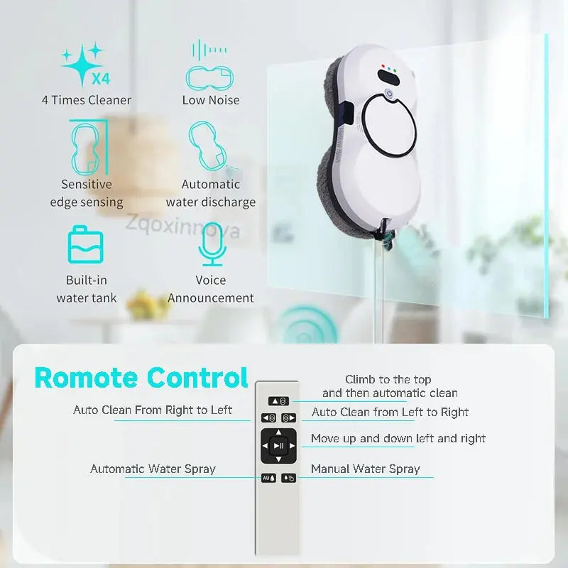 ClearView AI Window Cleaning Robot – Smart Automatic Glass Cleaner ItechAhead