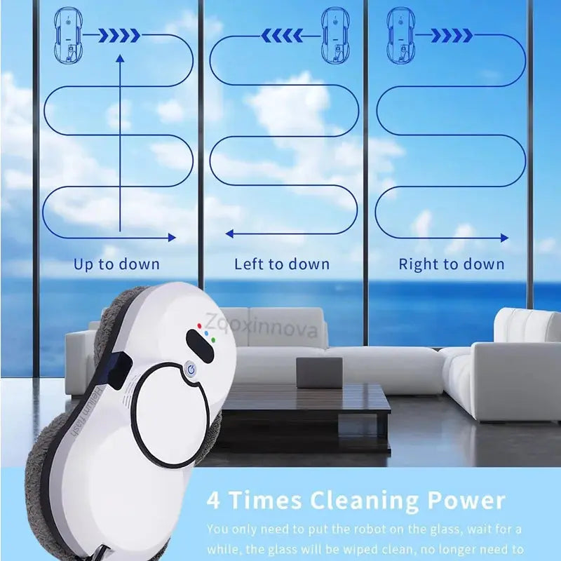 ClearView AI Window Cleaning Robot – Smart Automatic Glass Cleaner ItechAhead