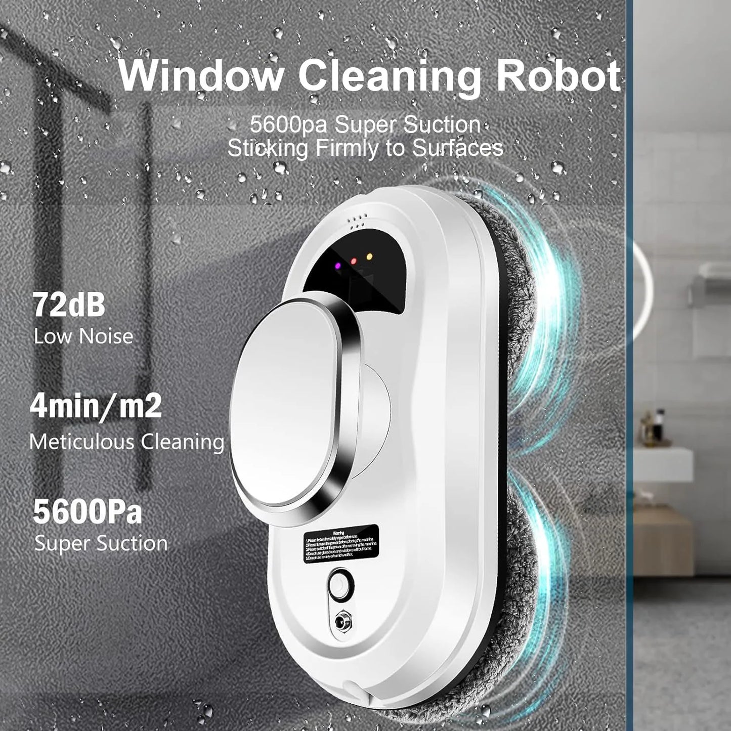 GlideClean Pro - Smart Automatic Window Cleaning Robot