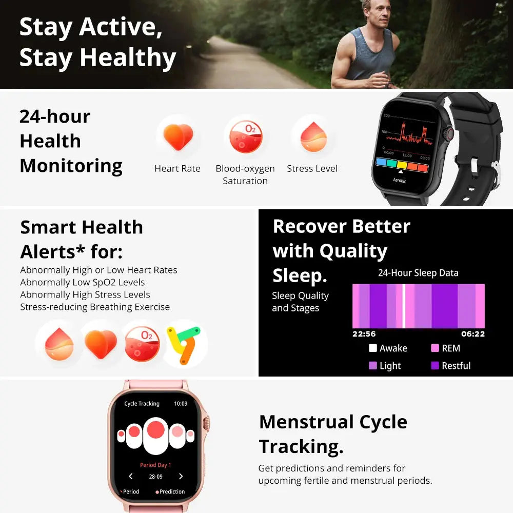 Navicore P82 – AMOLED GPS Smartwatch with Voice Calling ITECHΛHEAD