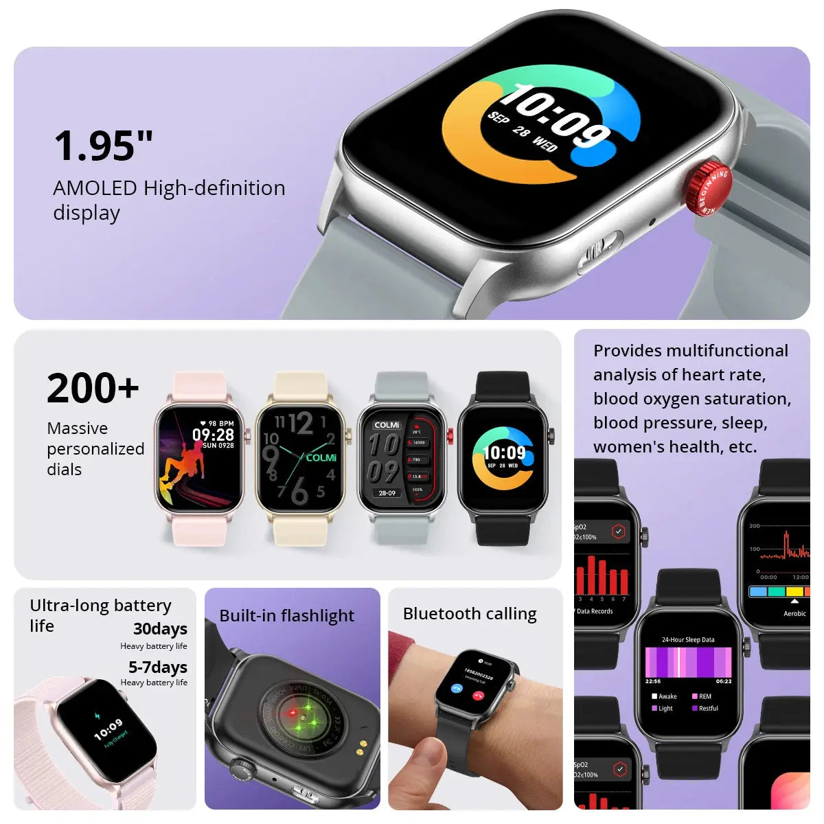 LumeCore P78 – AMOLED Smartwatch with Flashlight & Voice Calling ITECHΛHEAD
