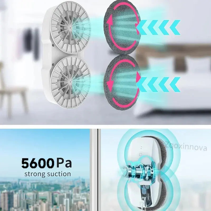ClearView AI Window Cleaning Robot – Smart Automatic Glass Cleaner ItechAhead