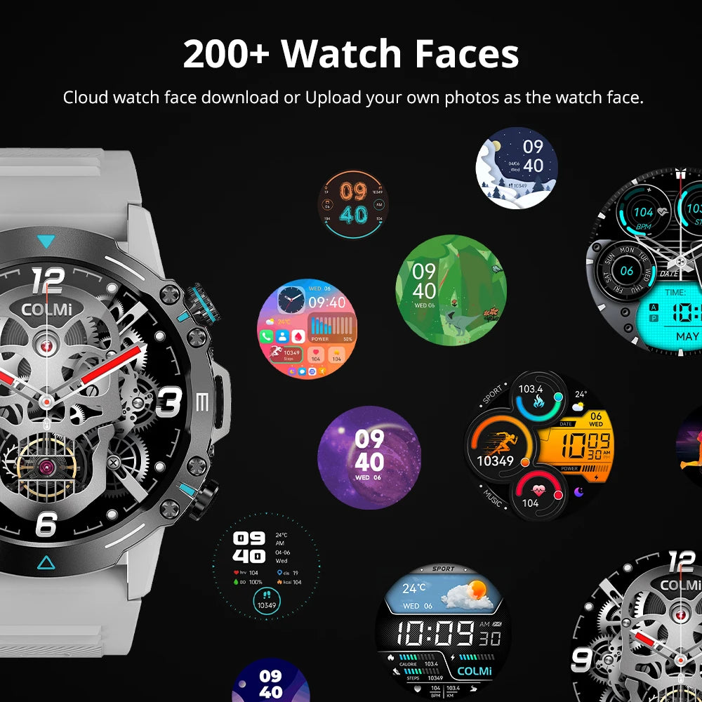 ProGear M42 – Military Smartwatch with 100+ Sports Modes & AMOLED Display