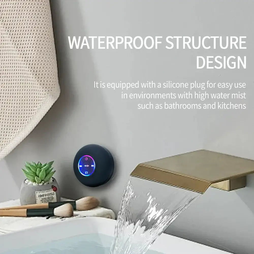 Waterproof Bluetooth Speaker | Portable Suction Speaker | ITECHΛHEAD