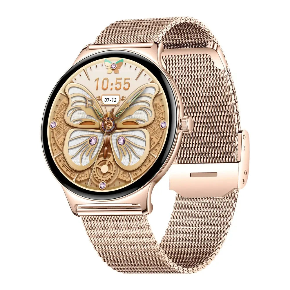 Aurelia V89 – Women’s Smartwatch with 1.43” AMOLED Display & Bluetooth Calling ITECHΛHEAD