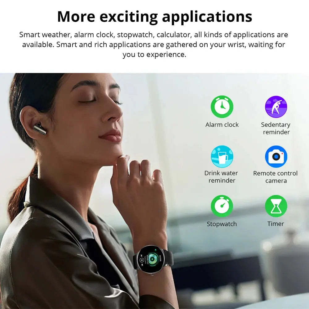 Aurelia V89 – Women’s Smartwatch with 1.43” AMOLED Display & Bluetooth Calling ITECHΛHEAD