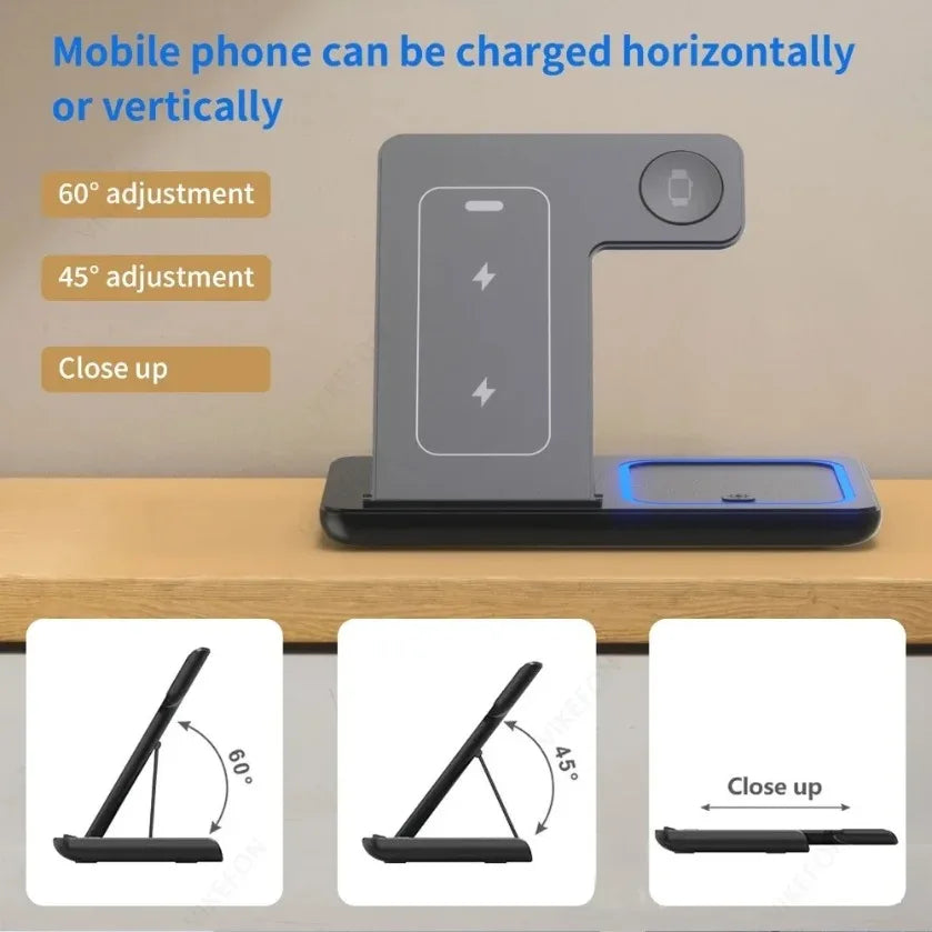 PowerNest™ 3-in-1 Wireless Charging Station